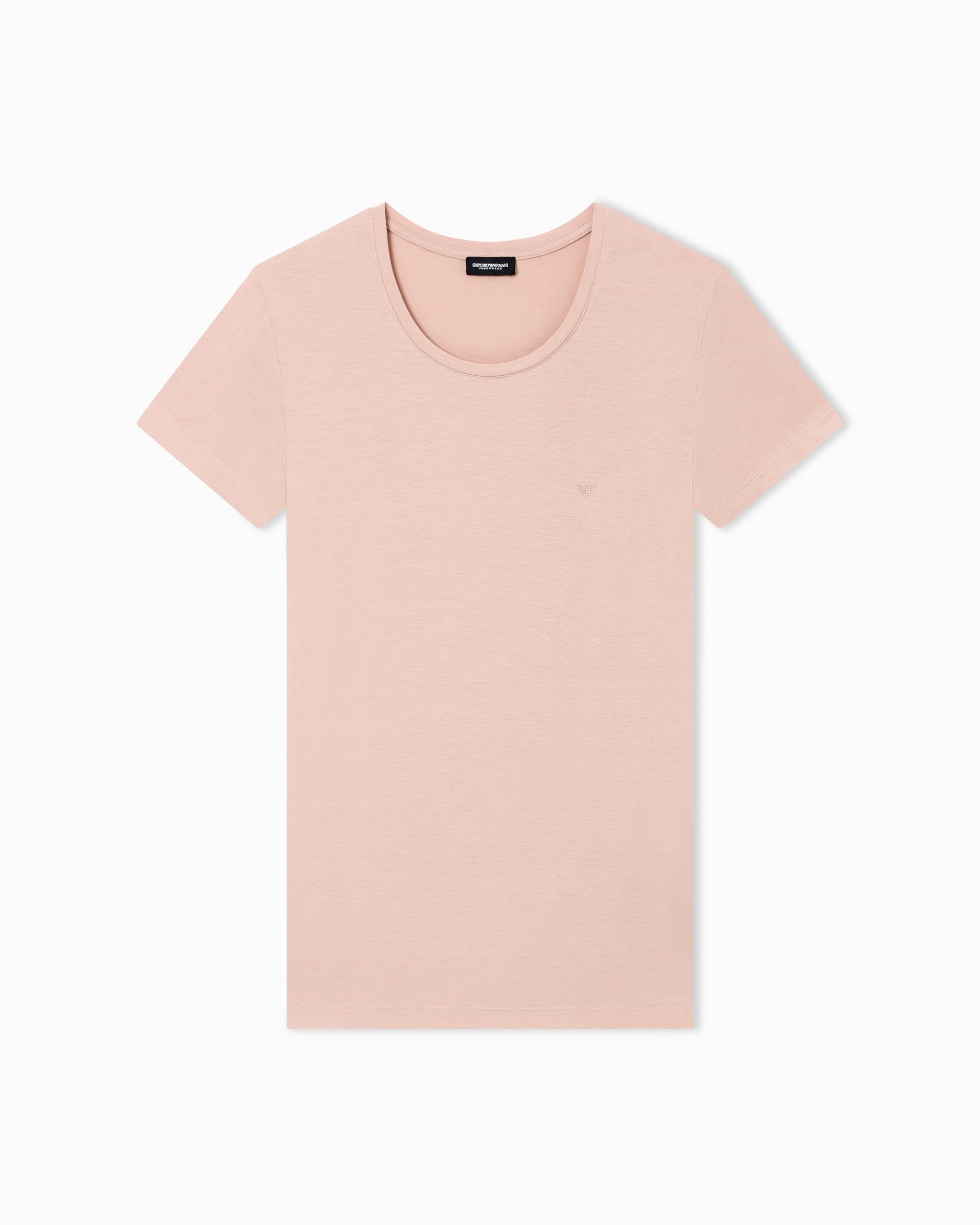 Emporio Armani Damen Essential Studs T-Shirt T-Shirt (1er Pack)