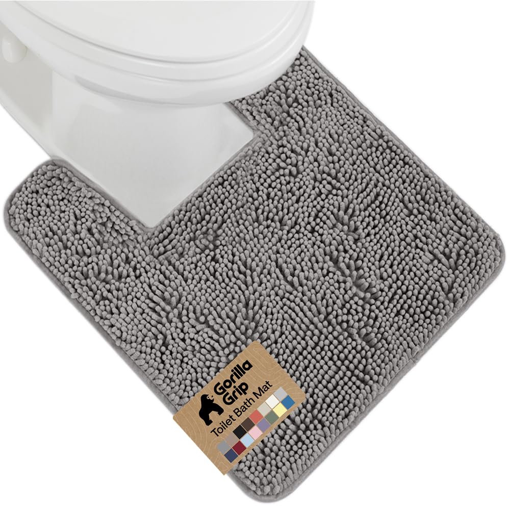 Amazon.com: GORILLA GRIP Plush Absorbent Shaggy Chenille Bath Rug