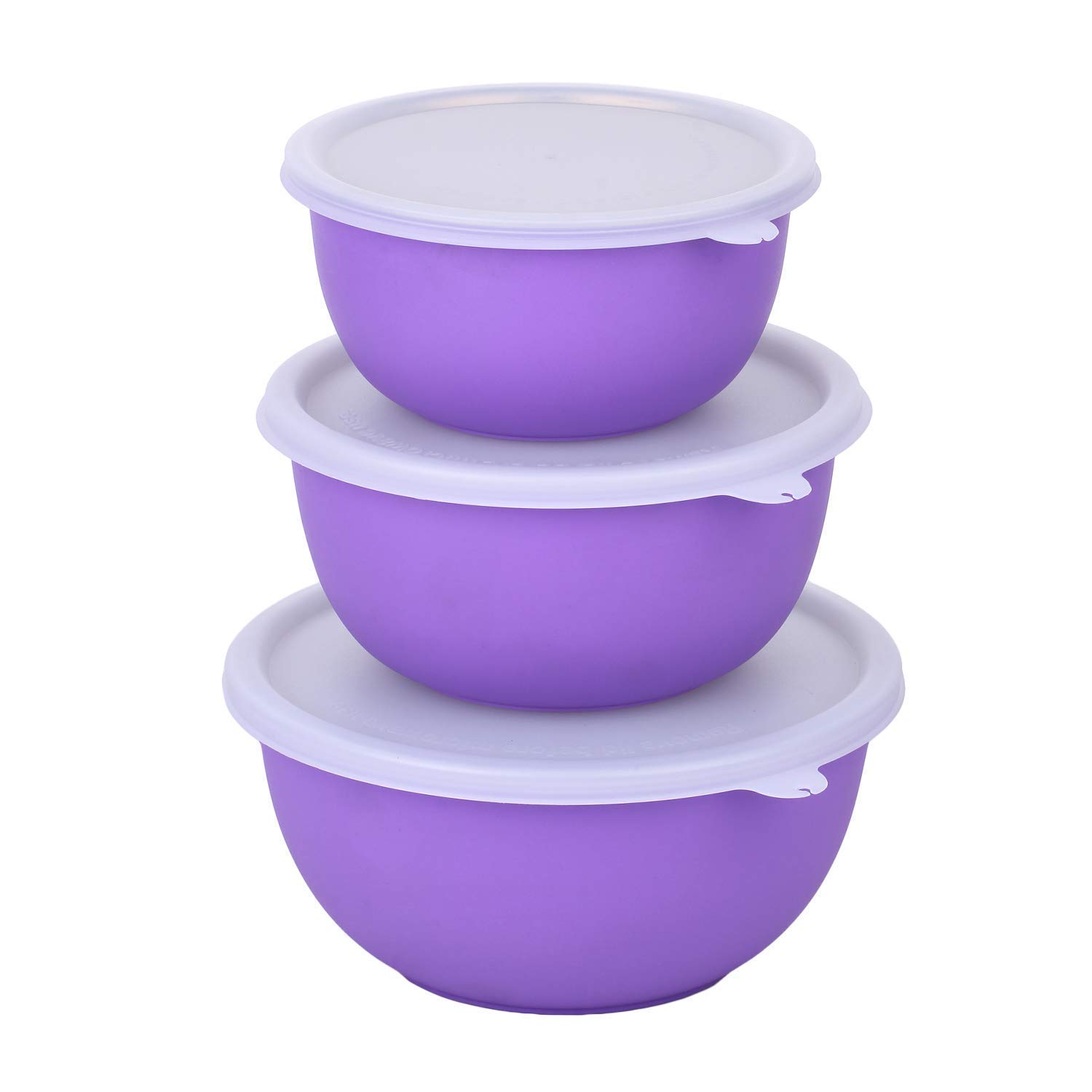 Buy Dev Stainless Steel Microwave Safe Bowls with Lid, Capacity 500 ml