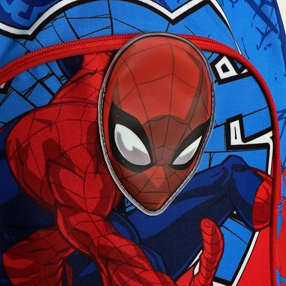 Zaino originale per bambini con design Spiderrman - Zaino scolastico grande 42 cm per scuola elementare, leggero, resistente e con spallacci regolabili