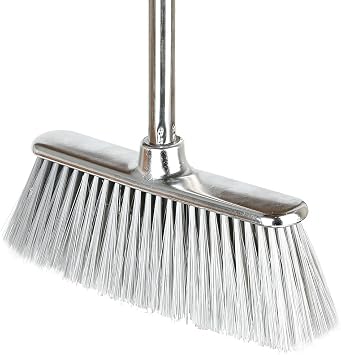 Indoor Soft Bristles Angle Sweeping Broom with Long Handle for Kitchen Hardwood Floor Cleaning