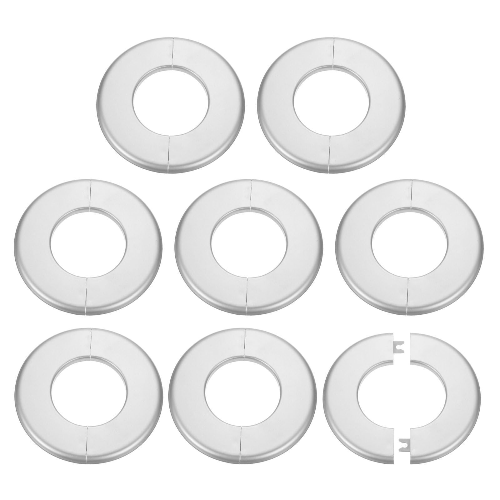 Brida dividida autoadhesiva de 64 mm con diseño de hebilla para tapar huecos de pared