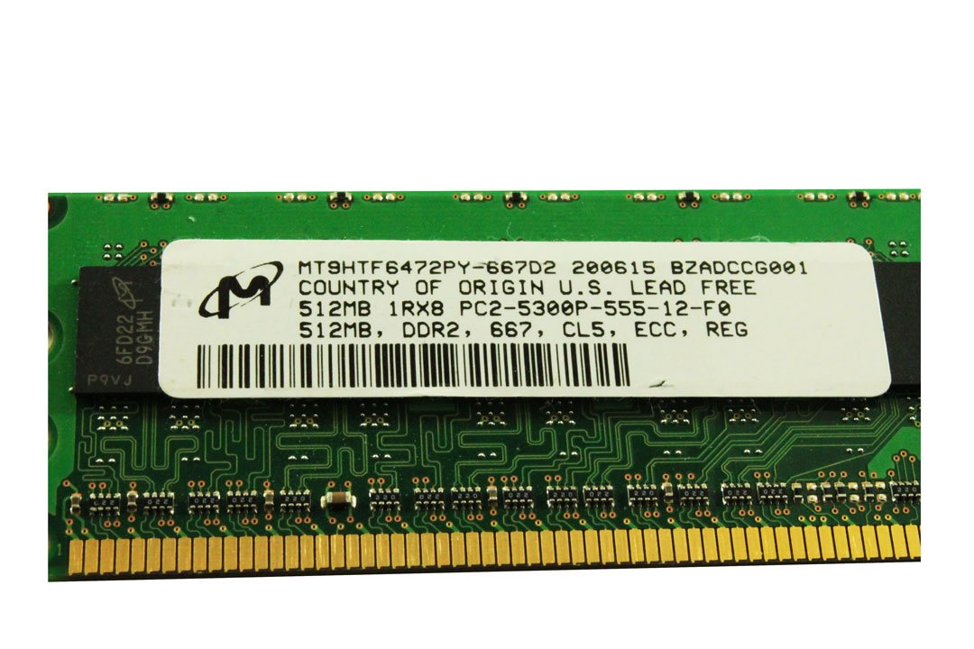 2GB PC2-5300P Memory Kit 4X 512MB ECC DDR2 667 FB Server RAM