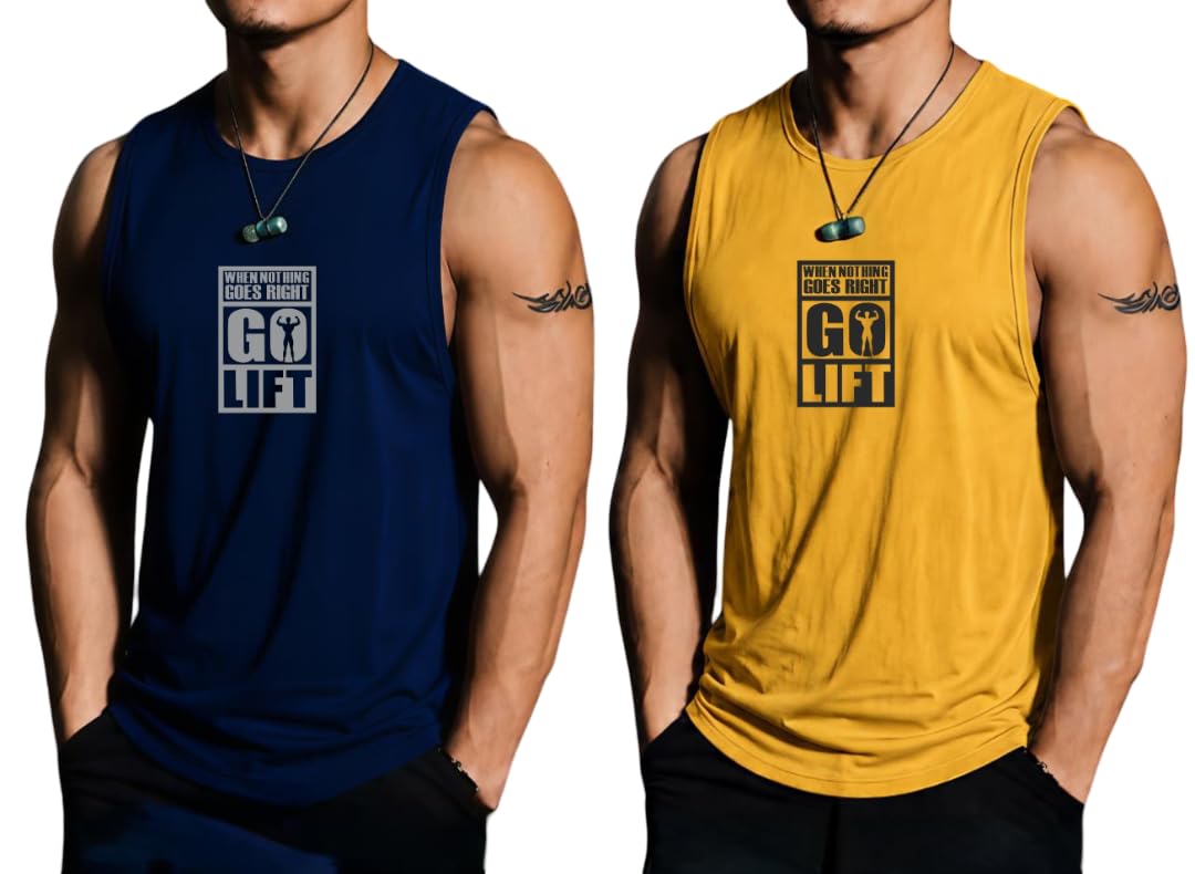 furrr Men's Polyester Regular Fit Vest - Multipurpose Sando for Gym, Running, Outdoor - Sleeveless Undershirt, Round Neck Baniyan-picture-35
