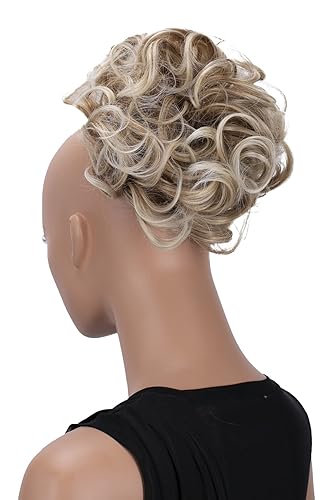 Miniatura 6 de CAISHA by Prettyshop - Coleta de caballo con moño para coleta de caballo con moño Hepburnie Updo Red Mix HK113