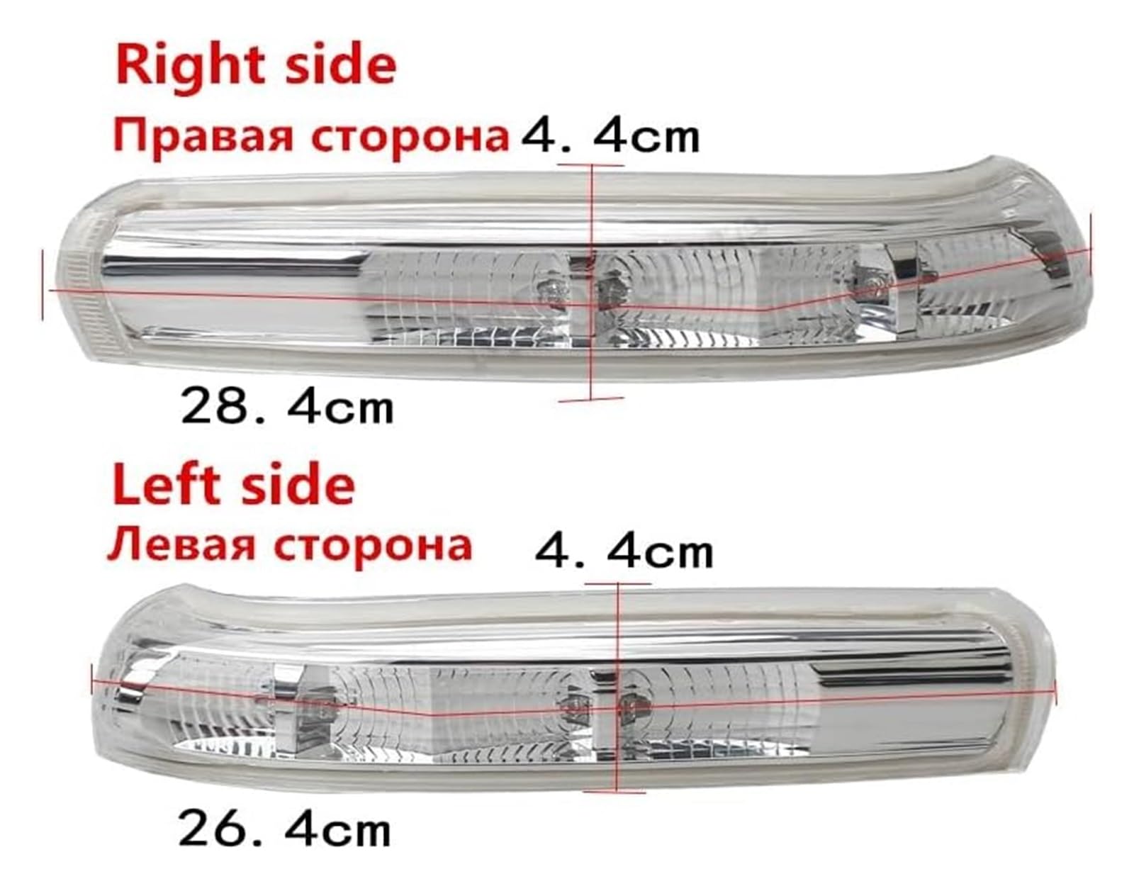 Indicatore Direzione Specchietto Per Chevrolet Per Captiva 2007-2016 Per Blink LED Lampada Specchietto Laterale Auto Vista Posteriore Indicatori Direzione Luci Posteriori(Left and Right)