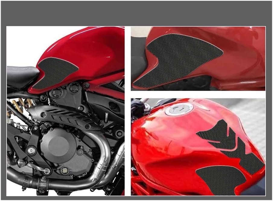Tank Traction Pad for for Monster 821 2015-2021 Motorcycle Anti Slip Fuel Oil Tank Pad Side Decal Protector Sticker Pads