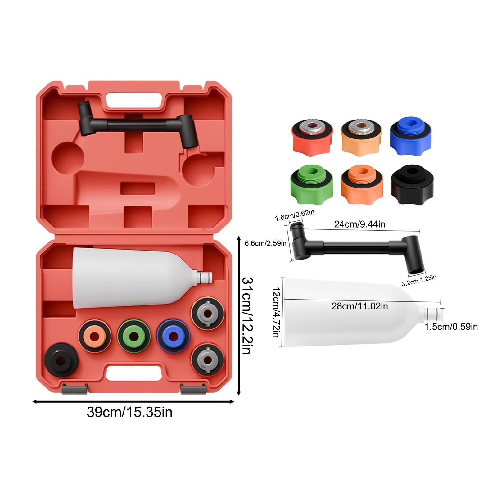 Kit De Embudo Para Aceite De Motor Herramientas Para Cambio De Fluidos | Kit De Embudos De Refrigerante De Coche Para Motor, Transmisión, Camión, Vehículo, Sedán, Motocicleta, Garaje,