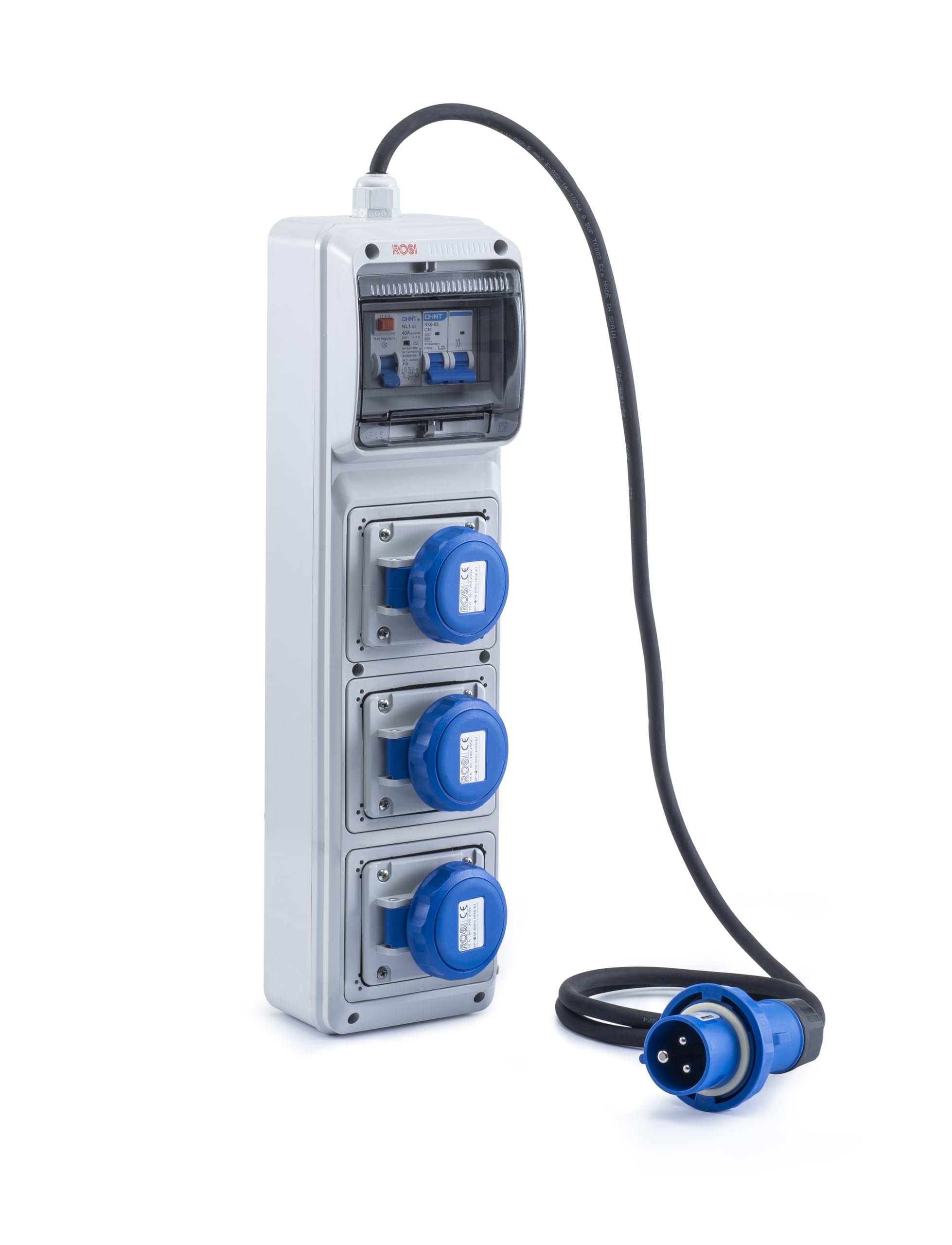 Cadre ACS portable Rosi 2260 gris et bleu pour outillage de chantier