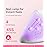MelodySusie Pocket-Sized LED UV Nail Lamp with Ultra-Lightweight Design, P-ART04 UV Light Cures All Soft Gels at Home, Especially Instant Nails, Semi-Cured Gel, Base Coat & Top Coat (White)