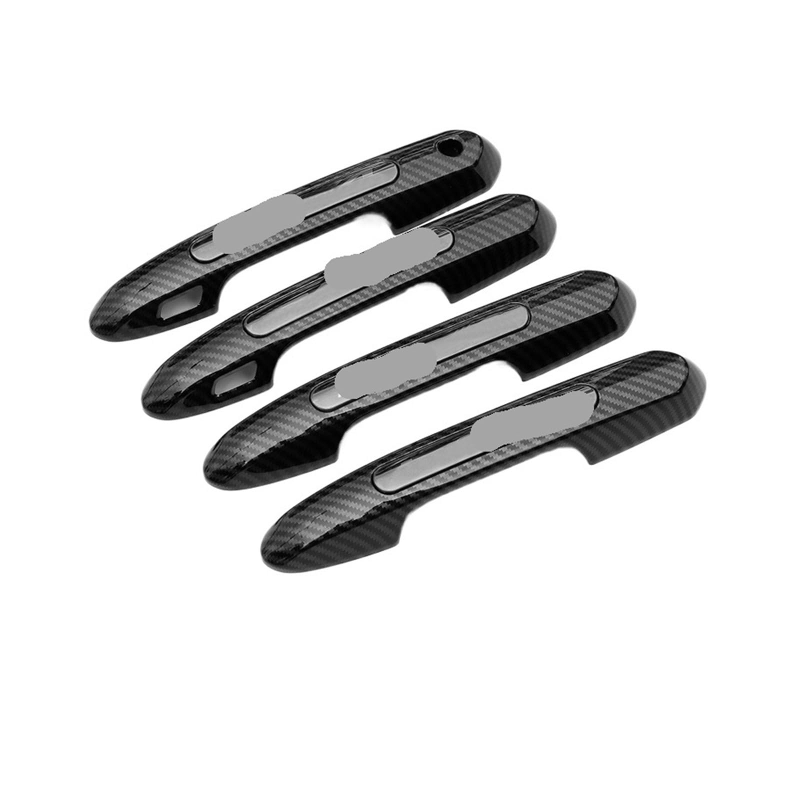 Hckclmbmzw One Color For Rav4 For Refit 2021 Carbon Fiber Exterior Door Handle Stickers Bowl Cover Trim Door Handle Cover(1)