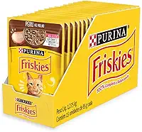 Pack Ração Úmida Friskies Para Gatos Adultos Sabor Peru Ao Molho - Com 15 Sachês 85g