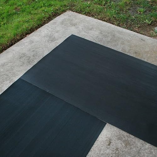 Miniatura 5 de Tapete de goma acanalada Fine Rib. Tapetes de riel de 18 pulgada de espesor x 36 pulgadas de ancho. Color negro. Varias longitudes, Negro, 1