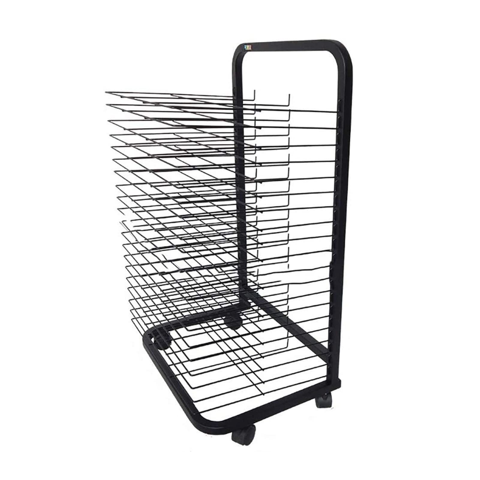 NGDFGR Art Drying Rack,Wire Mesh Art Class Drying Easel,With Pulleys,Convenient To Move,And Space-Saving,Studio And Creative Studio Work Display Racks,