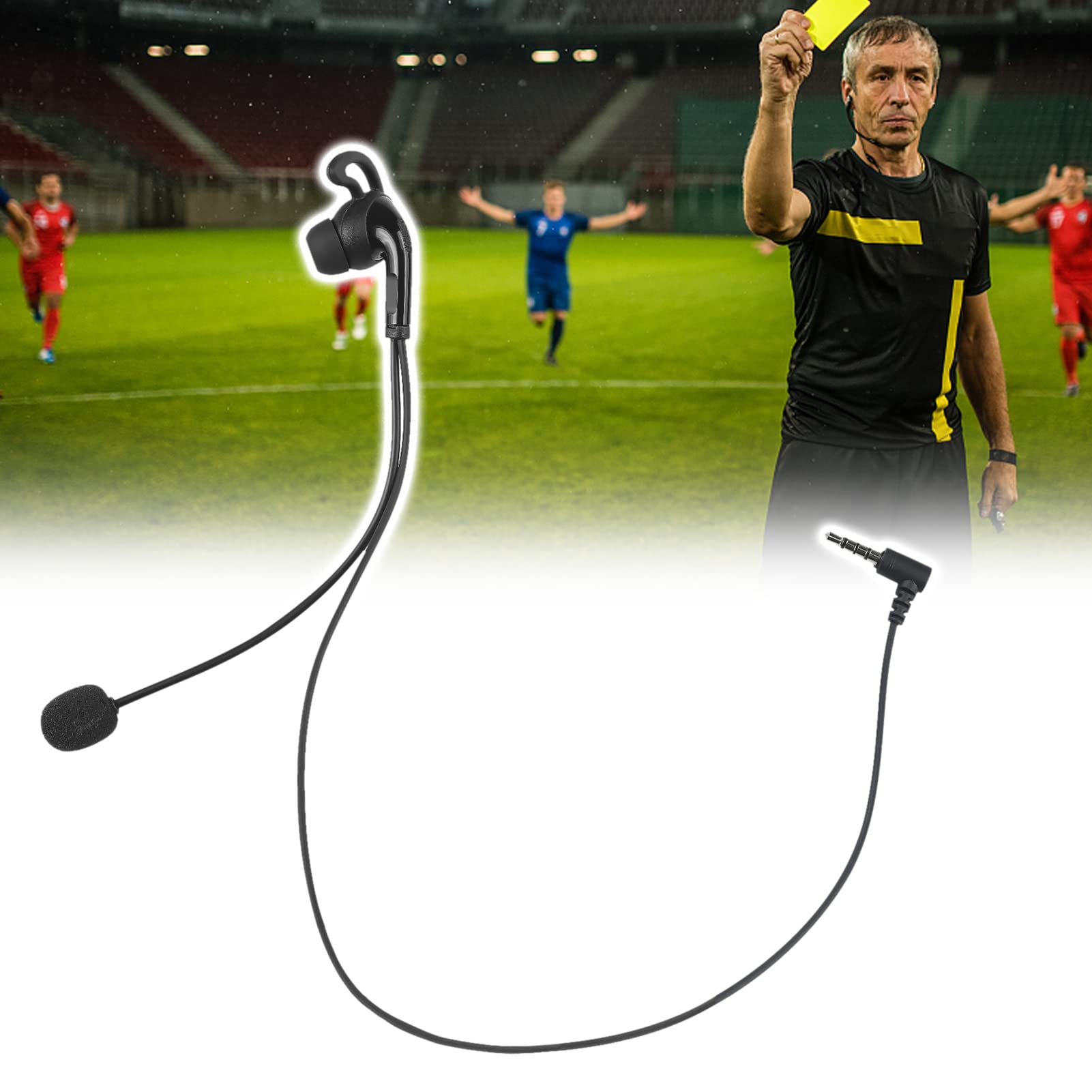 Casque D'arbitre avec Microphone écouteurs pour Arbitres de Football Handball