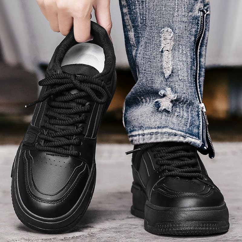 Sneakers for Mens Casual Shoes Fashion Sneakers Comfort Walking Shoes Men's Non Slip Work Footwear, Food Service Work Sneakers, Lace-Up Breathable Work Shoes for Men's Fashion Sneakers4