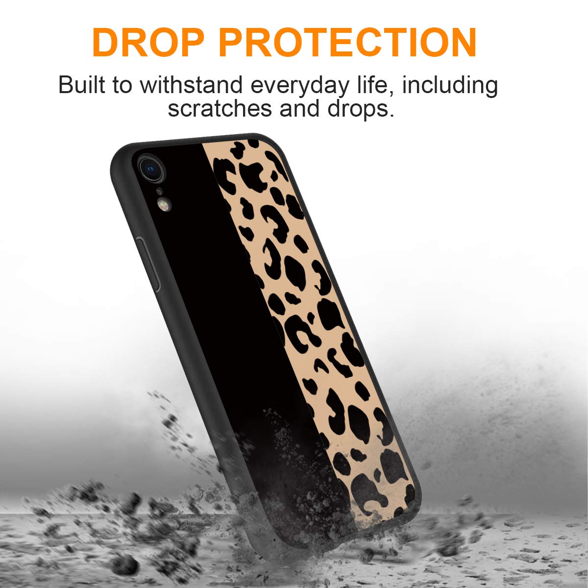 Custodia Yoedge Per IPhone XR, Sottile In TPU Nero Con Fodera In Microfibra – Antiurto E Antigraffio