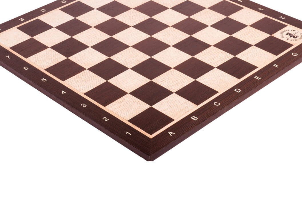 The House of Staunton African Palisander & Maple Wooden Chess Board - 2.0