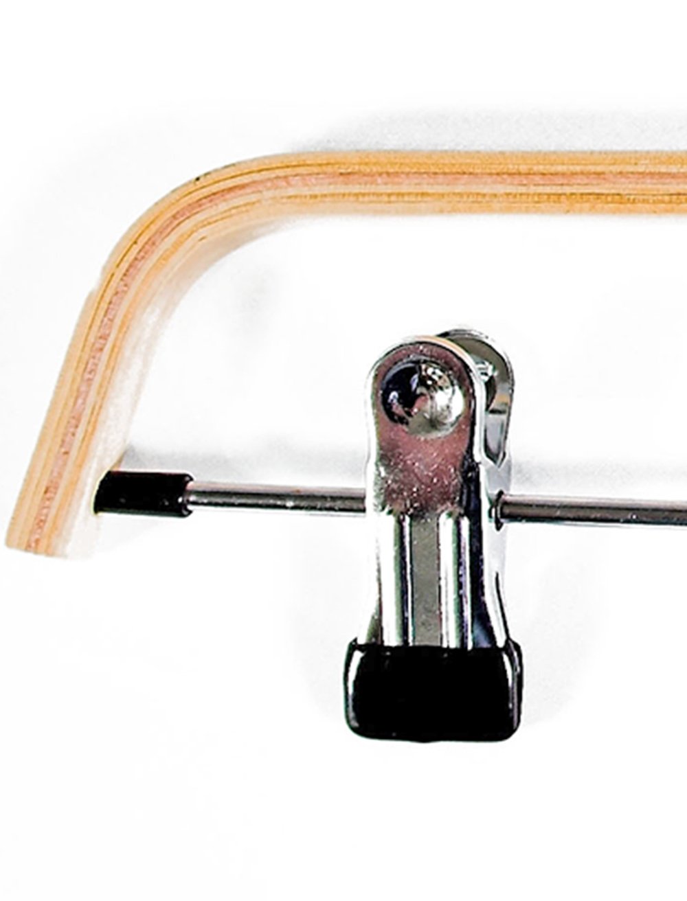 Schichtholzbügel mit Klammersteg | 37 cm, natur, lackiert , drehbarer Haken, verschiebbare Klammern | Kleiderbügel Holzbügel Garderobenbügel Ladenausstattung (50 Stück)