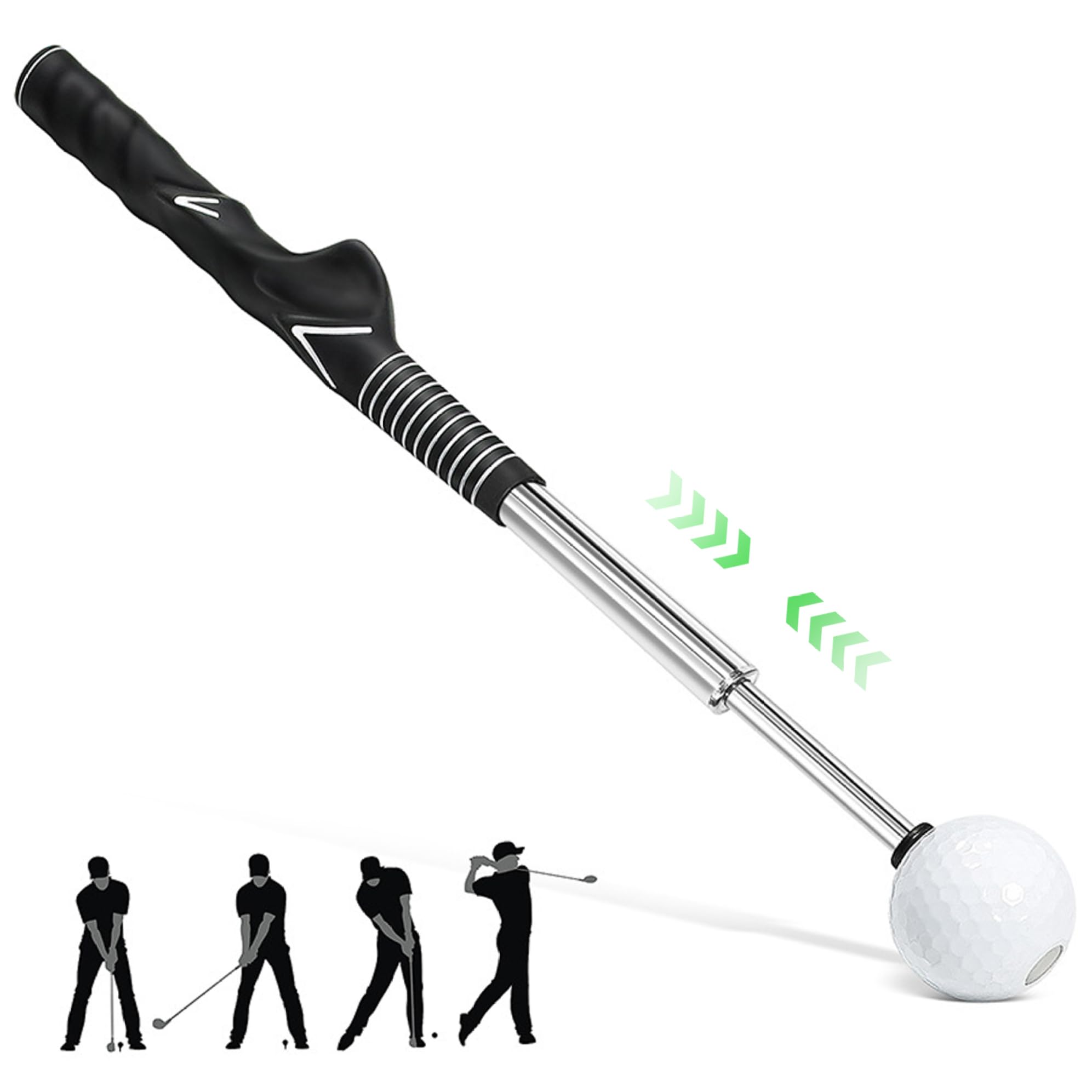 Click Stick Golf,Golf Swing Trainer Retractable Right-Handed Golf