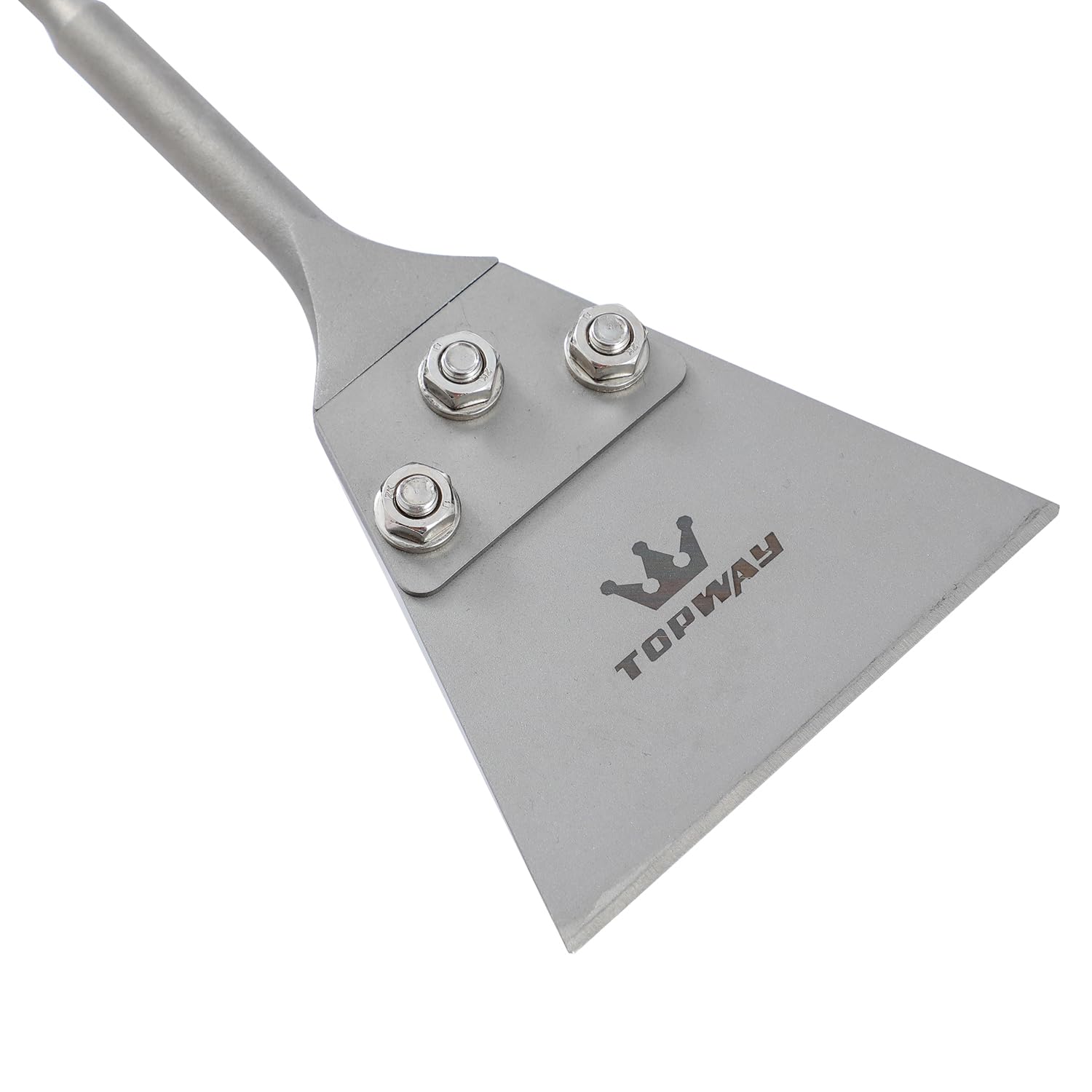 TOPWAY SDS Plus Scalpello per Piastrelle 5 Pollici (260mm x 125mm) Raschietto per Pavimenti, Scalpello a Spatola per Rimozione di Piastrelle, Tappeti, Linoleum 121122