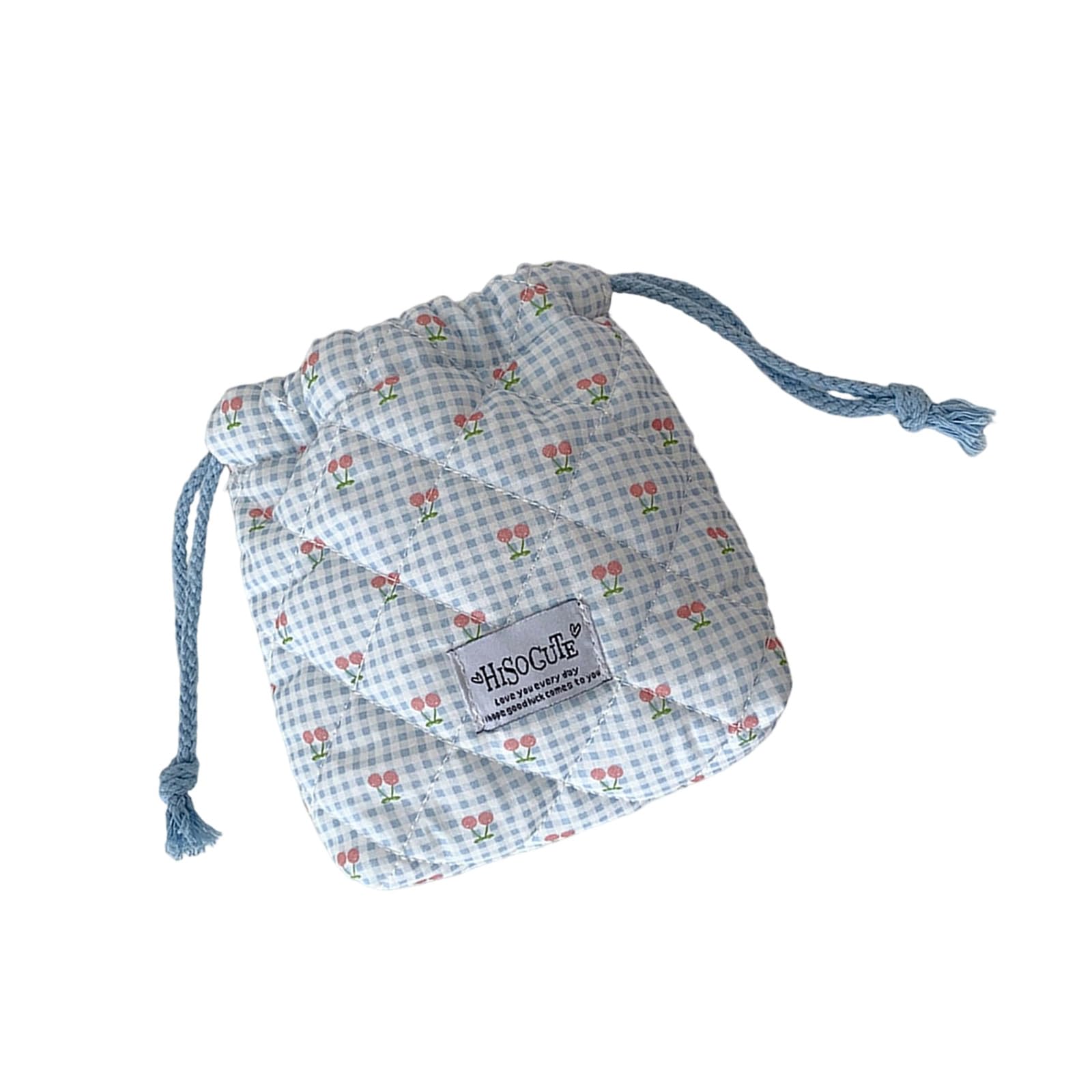 Tsophreniq Sturdy Polyester Cotton Drawstring Pouches Portable Storage Solution for Home Travel Multifunctional Cloth Drawstring Bag