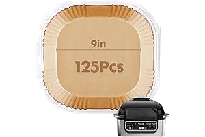Ninja Air Fryer Disposable Paper Liners, Essential Kitchen Accessory for Ninja AG301
