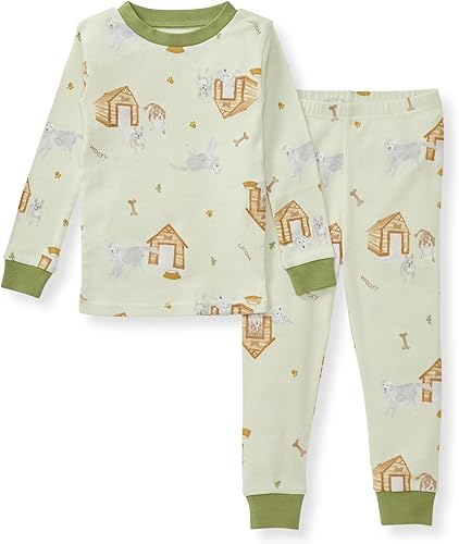 Miniatura 43 de Burt's Bees Baby - Conjunto de pijama de algodón de 2 piezas para bebés y niños, camiseta de manga larga y pantalón largo