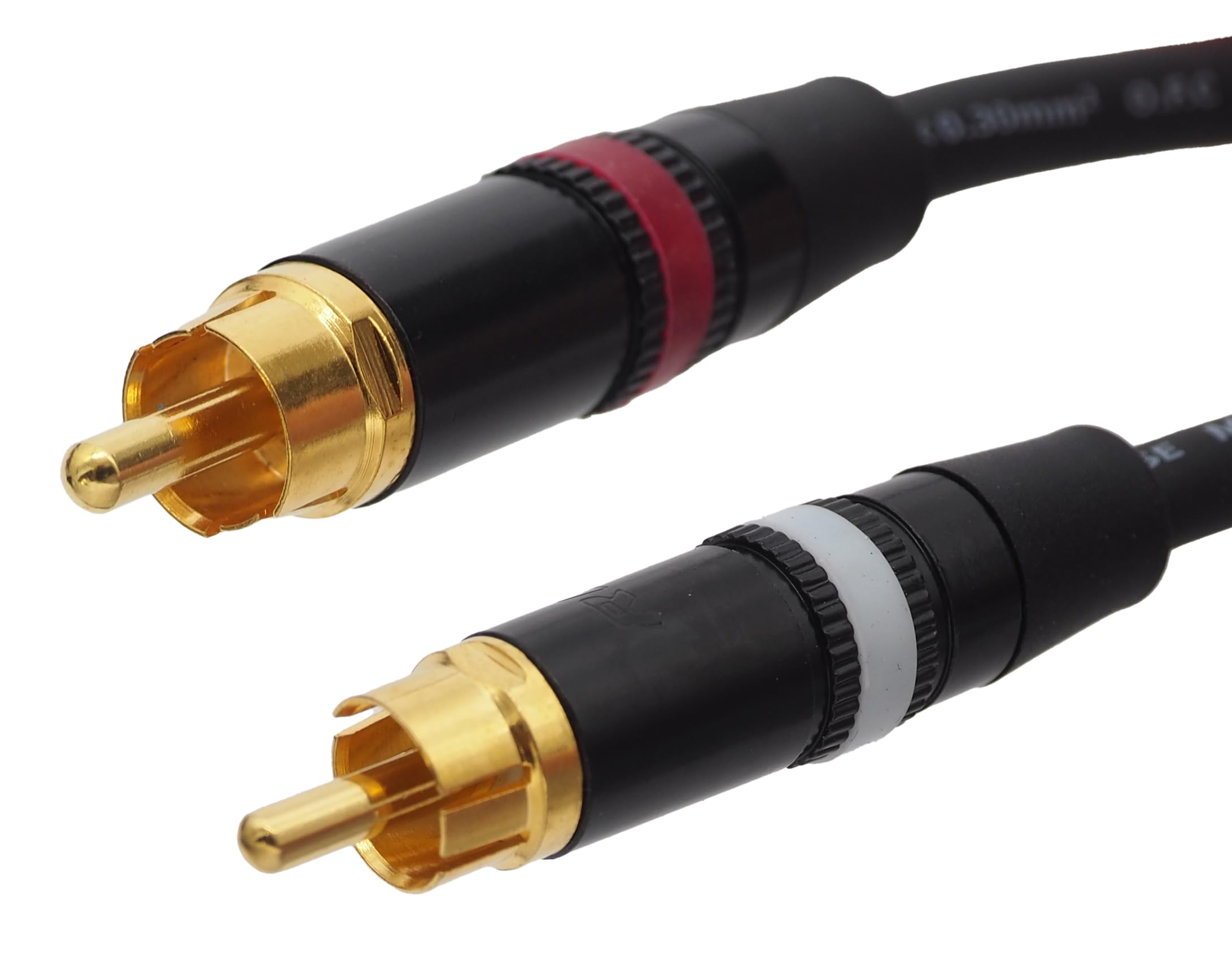 Amazon | オーディオファン RCAケーブル 0.4m RCA-RCA ケーブル径 Φ5