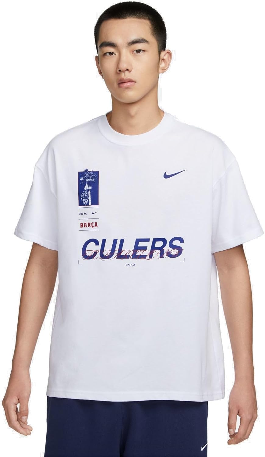 Nike FCB Max90 Tee T-Shirt White Men's Large