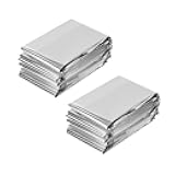 Plant Growth Mylar Films High Reflective Mylar Film Garden Greenhouse Covering Foil Sheets for First Aid Blanket Growth Room Camping Simple Tent,82.6 x 51.2 Inch(2 Pieces)