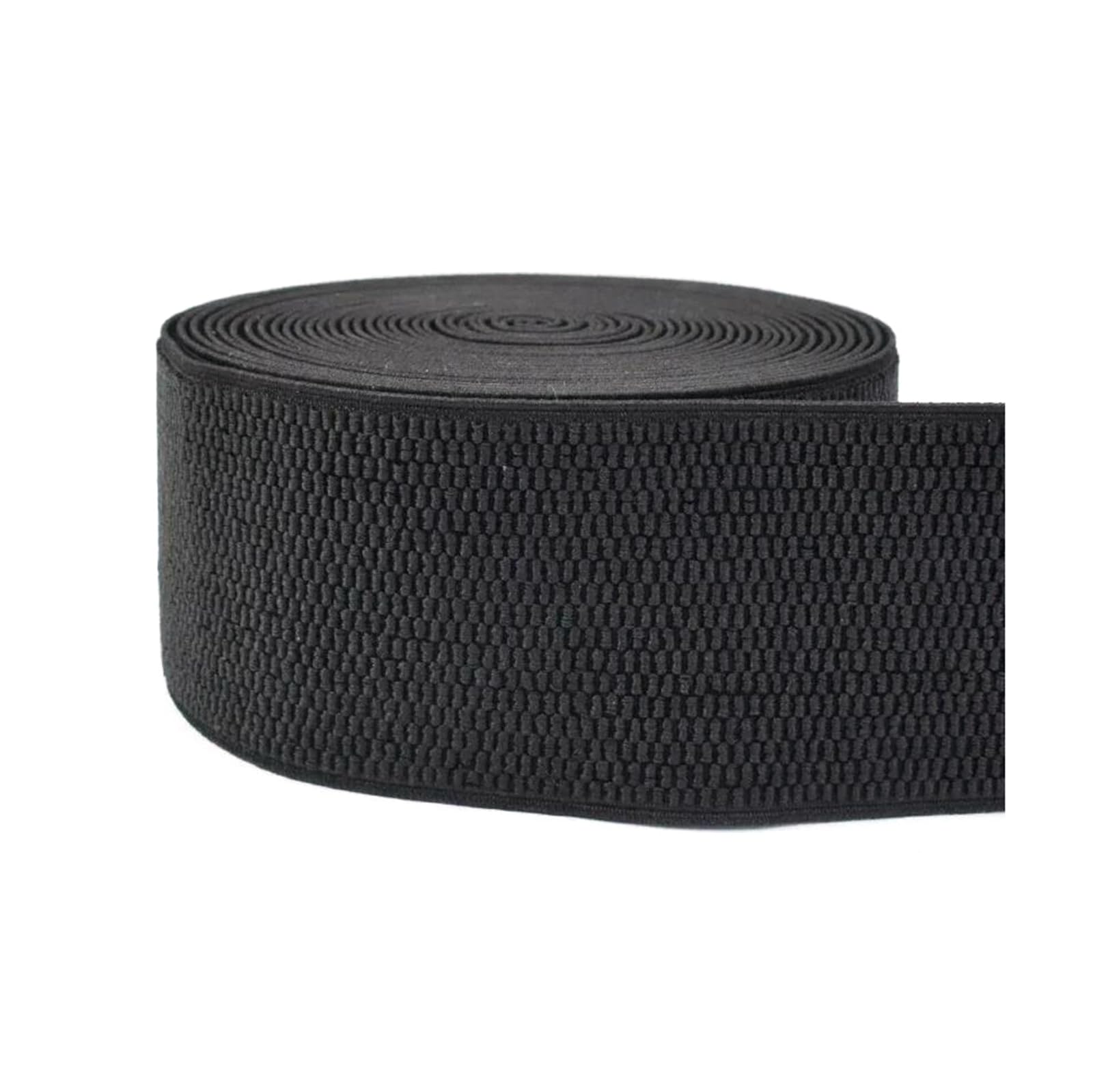 Bandas elásticas Banda elástica Ancha y Plana 4 Metros (2,5-10 cm) de Cinta de Goma for Coser Ropa, Cinturilla, Falda, cinturón, Accesorios de Ropa, Color Negro, 100 mm(Schwarz,60mm)