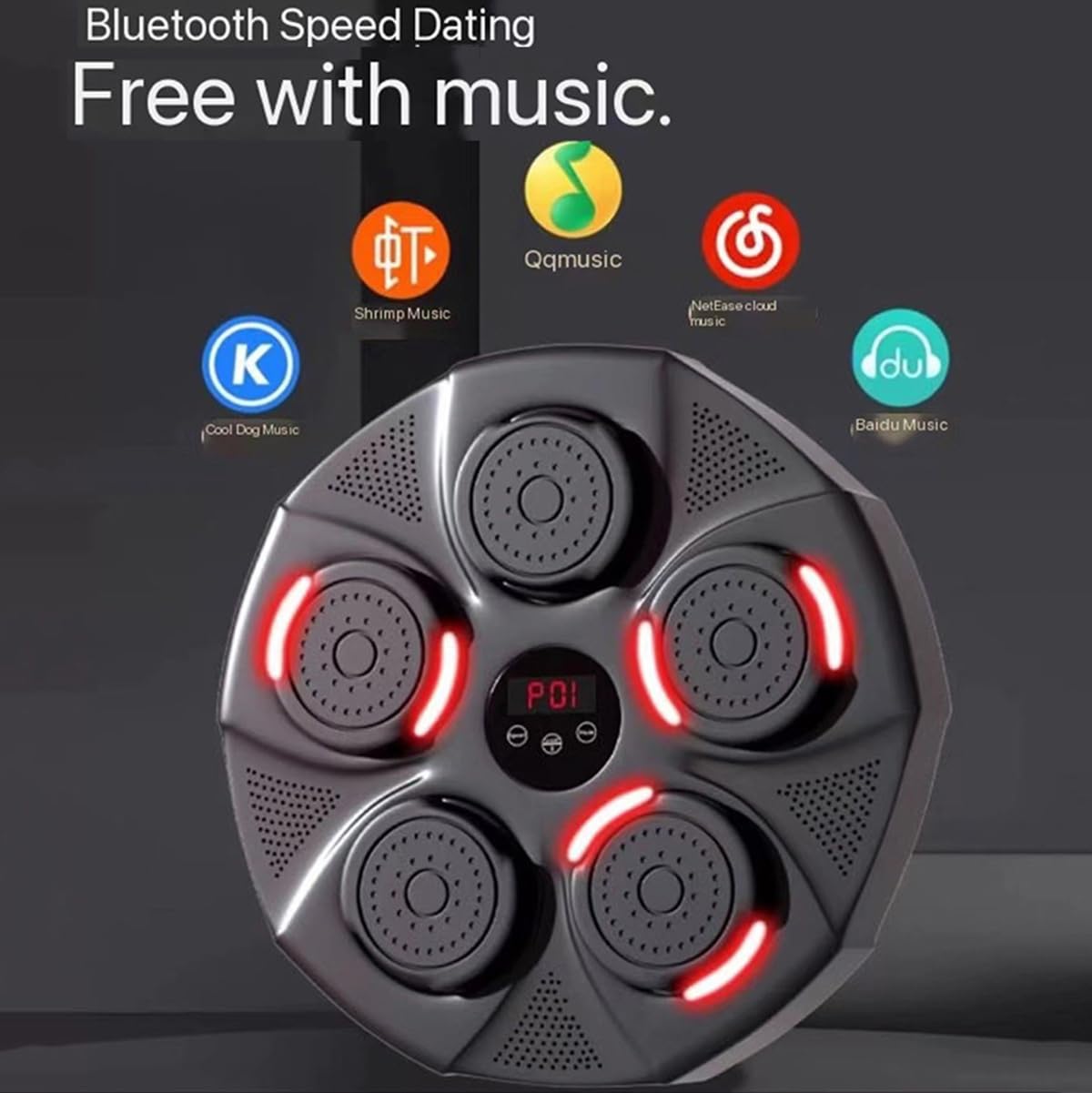 Amazon.co.jp: Music Smart Bluetooth Boxing Machine with LED Light