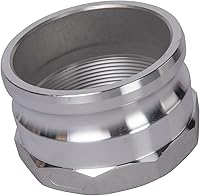 Vista 5 de 1 pieza de accesorios de bloqueo de leva de aluminio (parte A) accesorio de manguera de ranura de leva accesorios de camlock, adaptador macho hembra