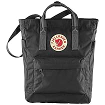 Fjällräven Kånken Totepack, Bagaglio a Mano Unisex-Adulto, Black, Einheitsgröße