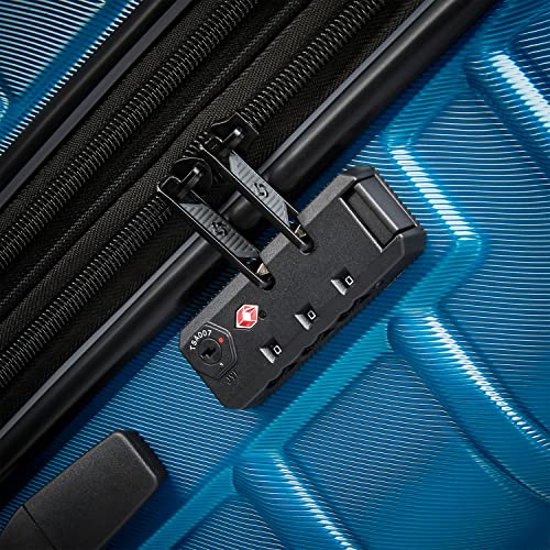 Image of Samsonite Omni 2 Hardside Expandable Luggage with Spinner Wheels, Caribbean Blue, 3-Piece Set (Carry on /Medium /Large), Omni 2 Hardside Expandable Luggage With Spinner Wheels