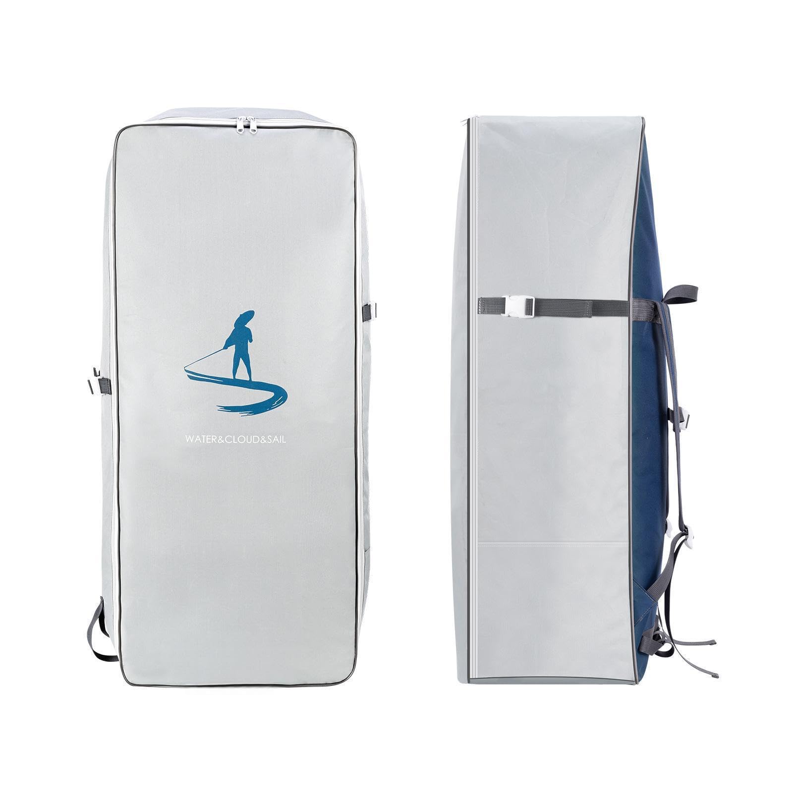 Kavolet Sac à Dos pour Paddle Board de 105 litres, Sac de Planche de Surf, Sac à Dos de Voyage pour Paddleboard Stand Up Board Portable en Tissu Oxford imperméable de Grande capacité