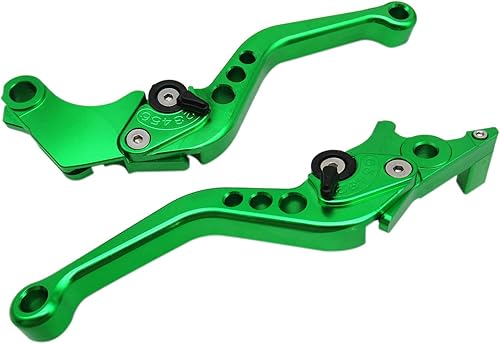 Miniatura 5 de Palanca de embrague de freno corto CNC verde de 6 posiciones para Honda CBR250R 2011-2013, CBR300R 2014-2016, CB300FFA 2014-2016, CB400FCB400R