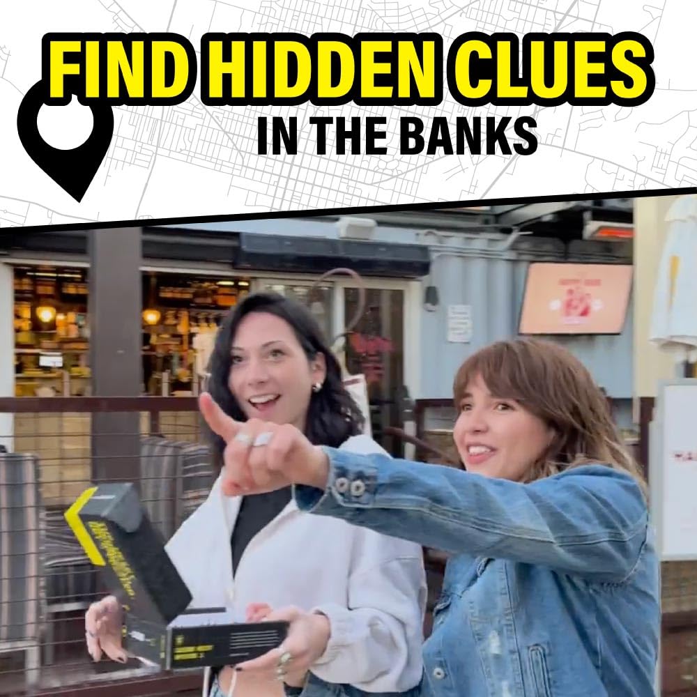 Escapely Outdoor Escape Room - Cincinnati - The Banks I Escape the City I Multi-Player Mystery Hunt I Adult & Family Interactive Puzzle Game for Your City