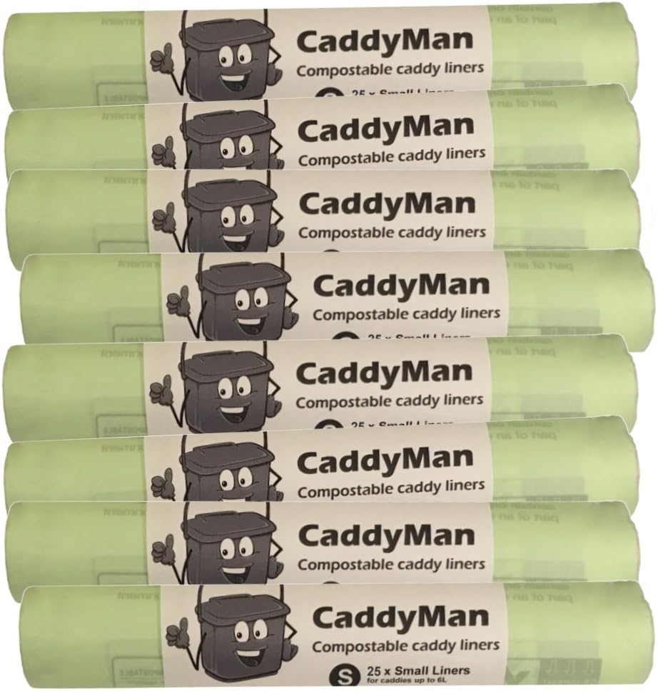Caddy Liners Direct CaddyMan 5 Litre (5L) x 200 Bags (8 roll pack