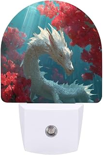Dragon Sea Water Swimming Night Light LED Night Lights Plug Into Wall 11.2x7.5x5cm