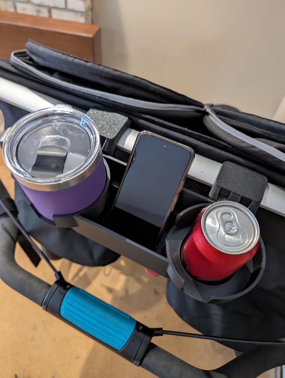 Jogging Stroller 3-in-1 Cup Holder Fit For Thule Strollers, With