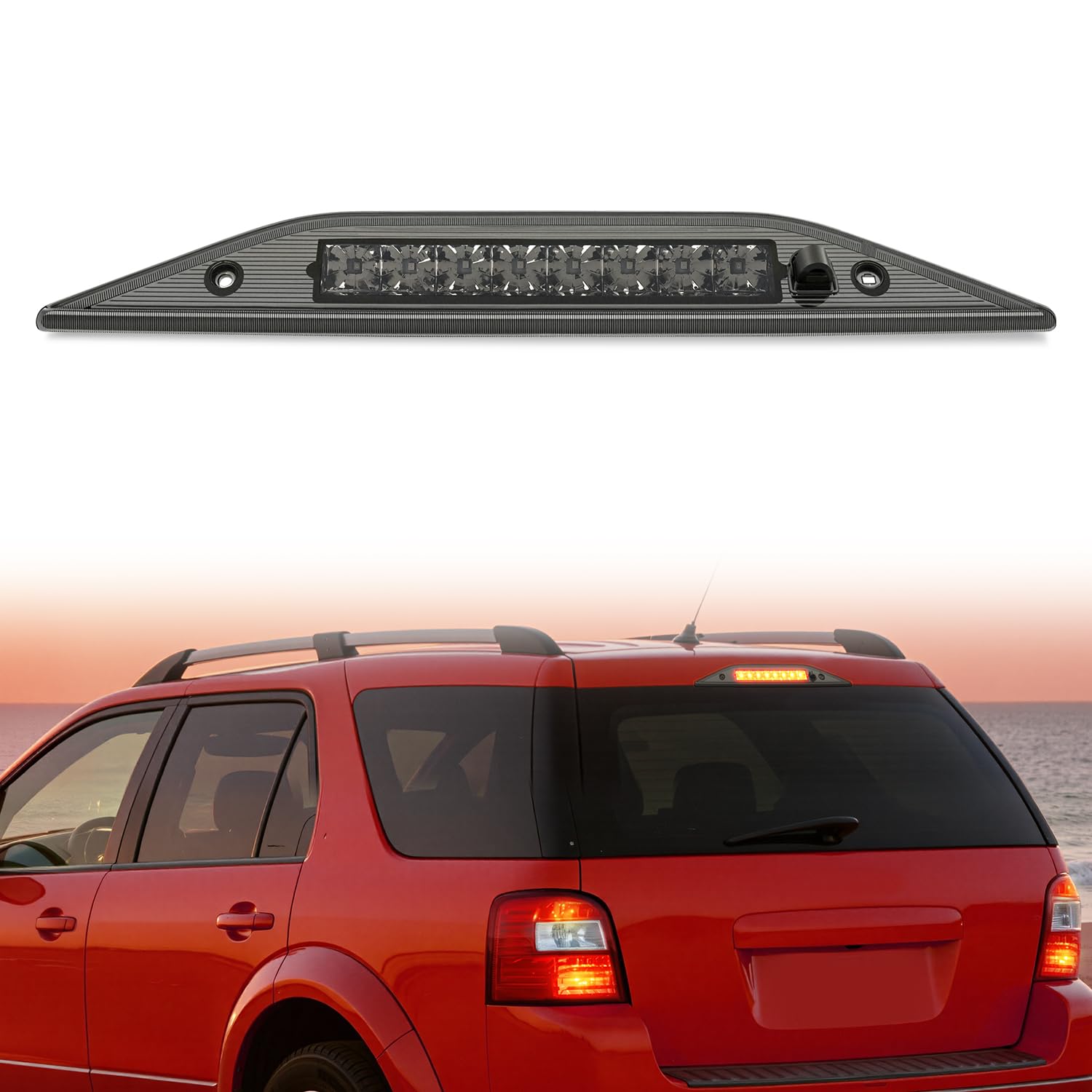 Nilight Third Brake Light for Ford Freestyle 2005-2007, Taurus X 2008 2009