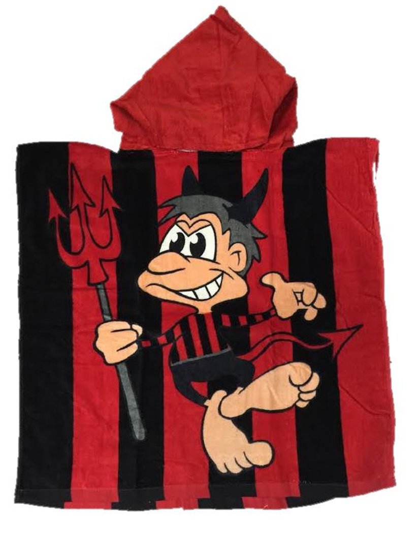 Ultras Poncho con cappuccio per bambini 60x60 cm. tifosi calcio squadre serie a *00063