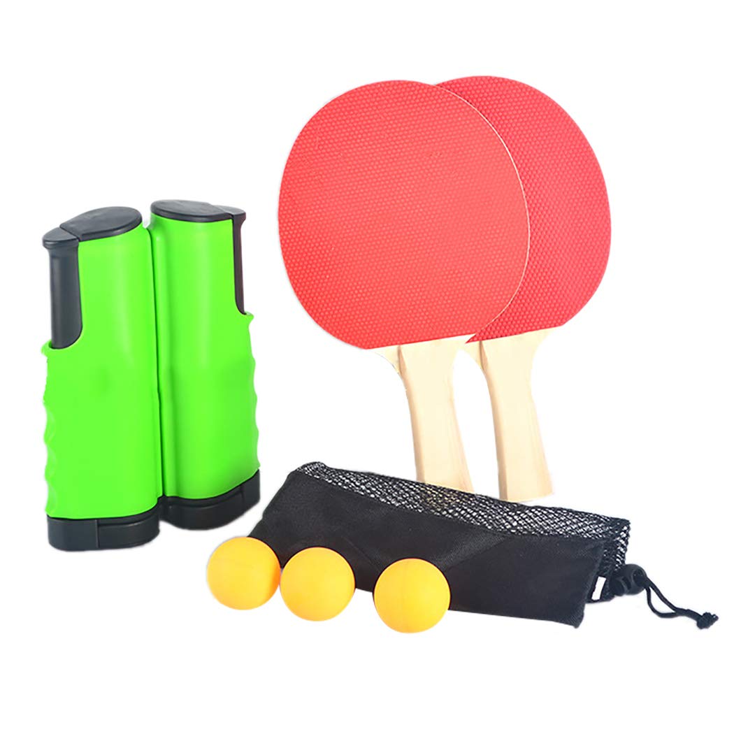 B bangcool Table Tennis Set Portable Ping Pong Set Tabletop Tennis Game Set for Indoor Amazon