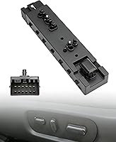 Vista 8 de Interruptor de asiento lateral del conductor de 10 vías compatible con cMax Edge Explorer Expedition F150 Flex MKX MKZ Mercury Navigator, reemplaza