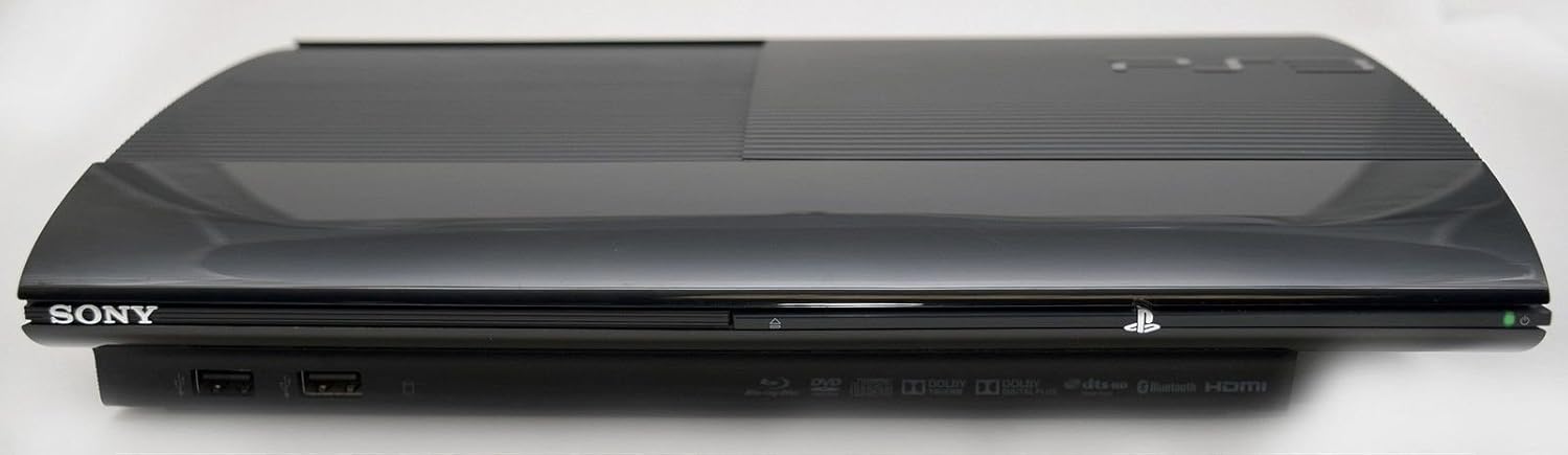 Sony Playstation 3 Super Slim 500GB Game Console System Bundle PS3 w/4 GAMES : Video Games