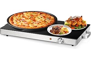 Chefman Family Size Glass Top Warming Tray