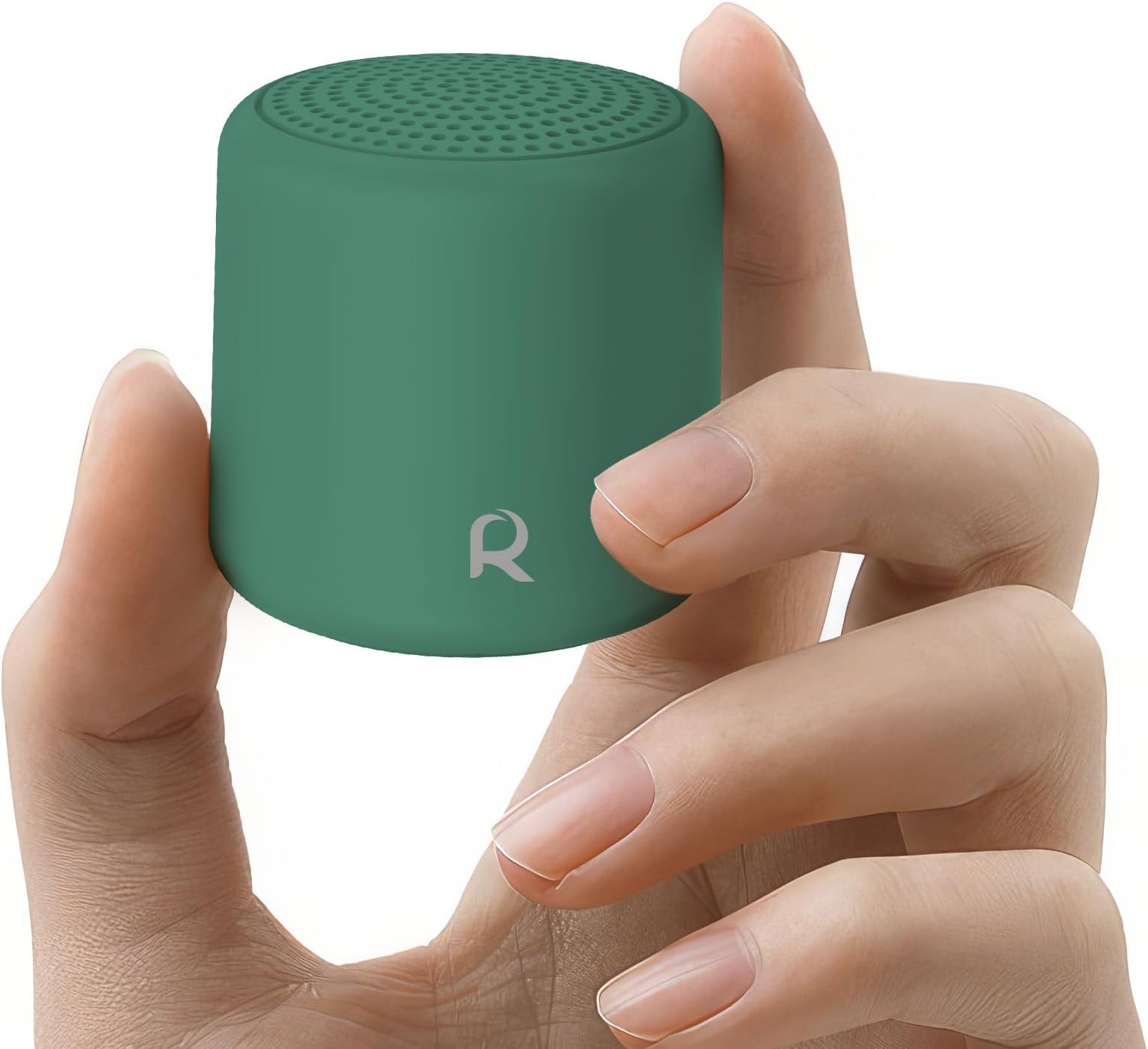 Restnature Portable White Noise Machine - White Noise Machine for Baby Adults Kids with 16 Soothing Sounds, 4 Timer & Rechargeable, Pocket Mini Sound Machine for Sleep Nursery Travel Gift, Dark Green