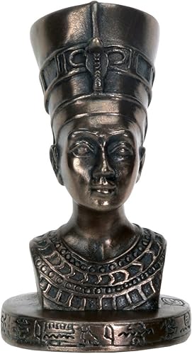 YTC Egyptian Sm. Nefertiti - Figura coleccionable de escultura de estatua